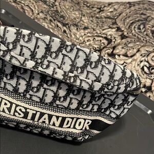 CC Dio  Black and White waist Mini Bag